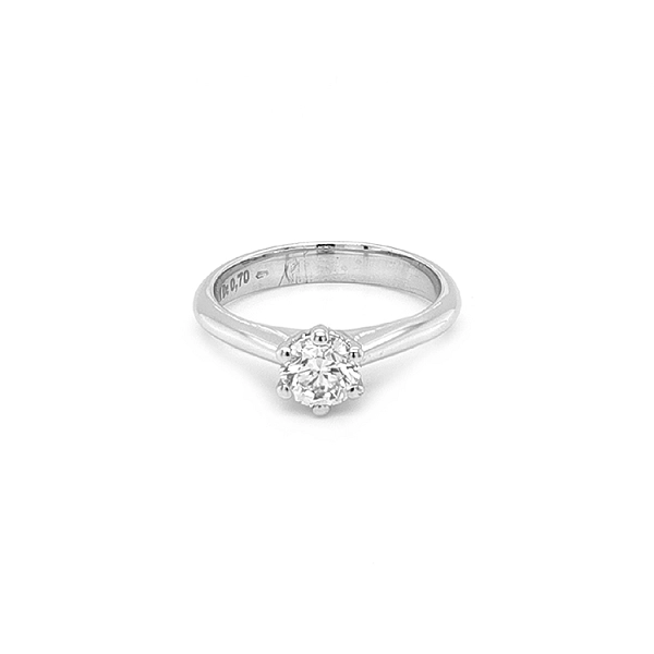 Gold Verlobungsring mit Diamant