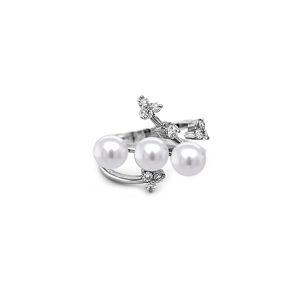 Goldring Naturperlen und Diamanten