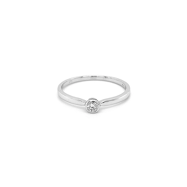 Gold Verlobungsring mit Diamant