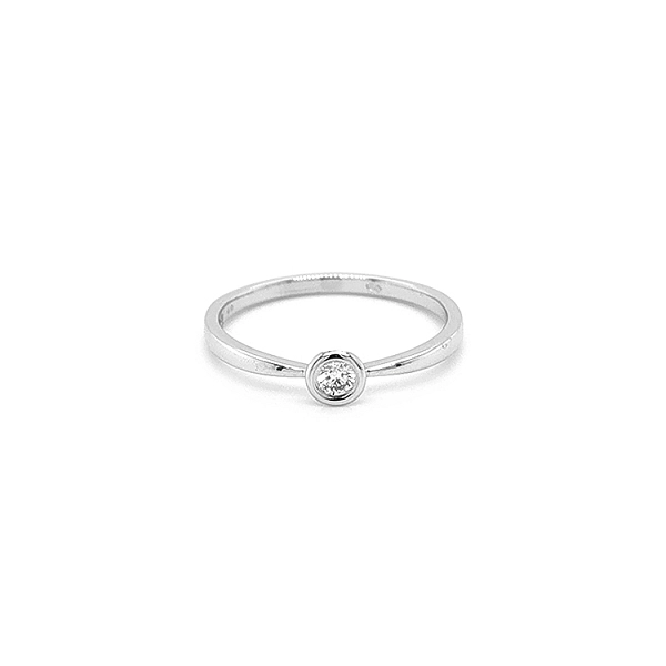 Gold Verlobungsring mit Diamant