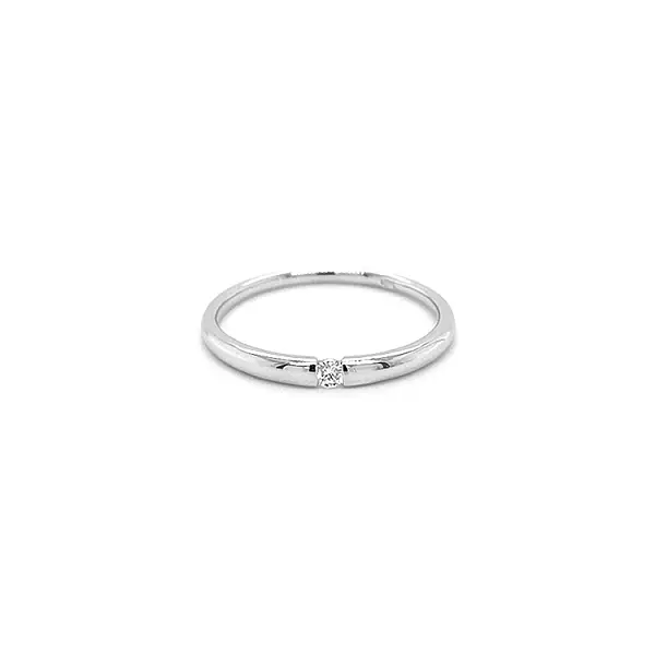 Gold Verlobungsring mit Diamant