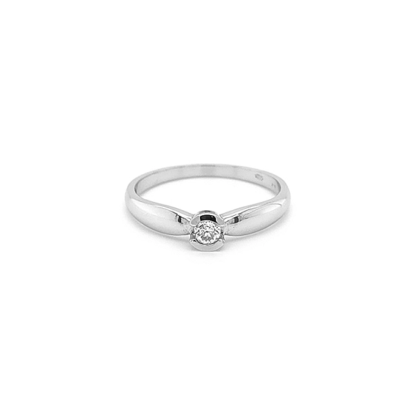 Gold Verlobungsring mit Diamant