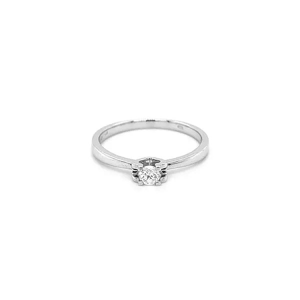 Gold Verlobungsring mit Diamant