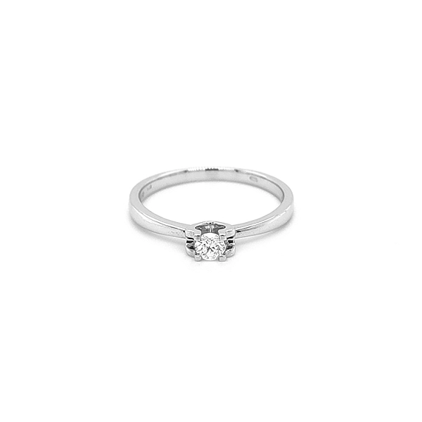 Gold Verlobungsring mit Diamant