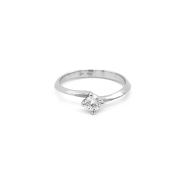 Gold Verlobungsring mit Diamant