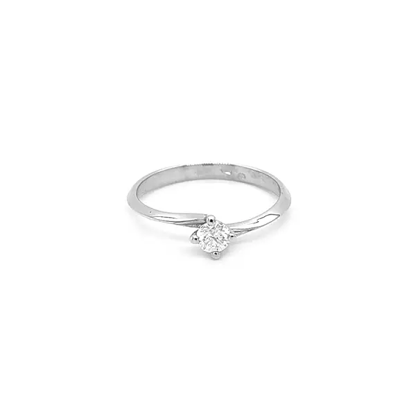 Gold Verlobungsring mit Diamant