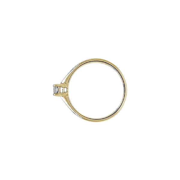 Gold Verlobungsring mit Diamant