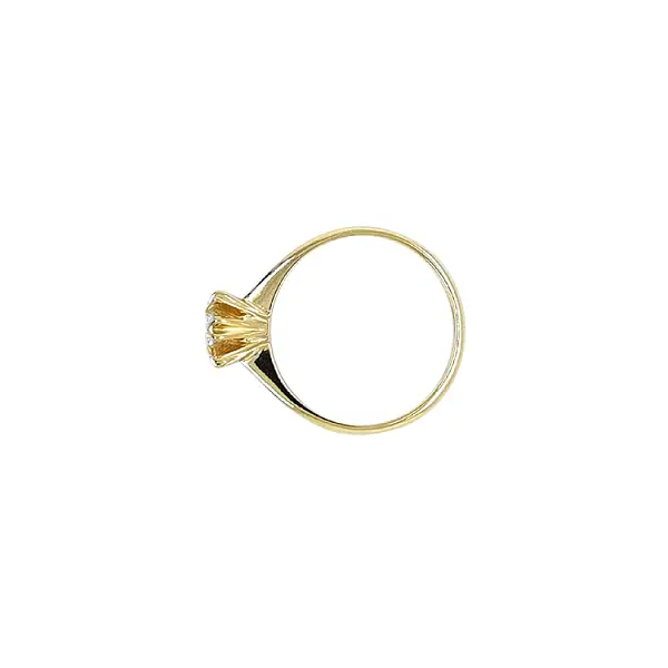 Gold Verlobungsring mit Diamant