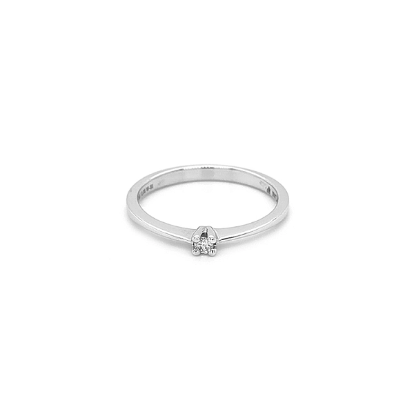 Gold Verlobungsring mit Diamant