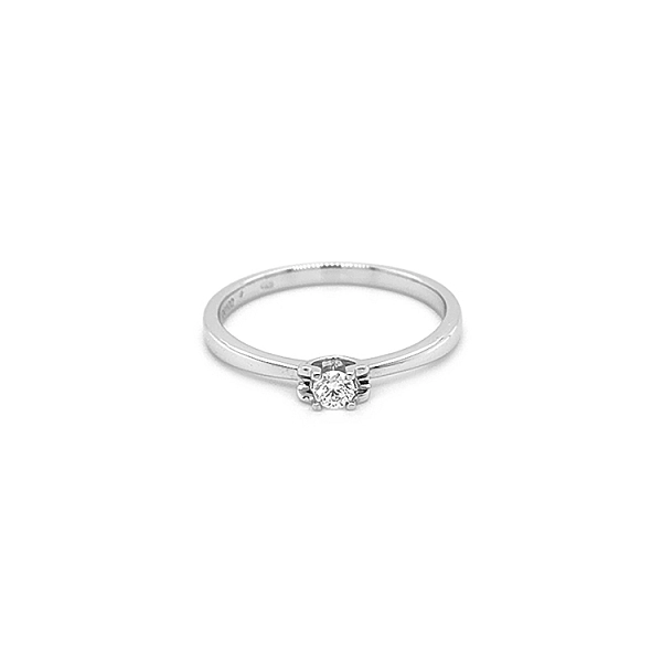 Gold Verlobungsring mit Diamant