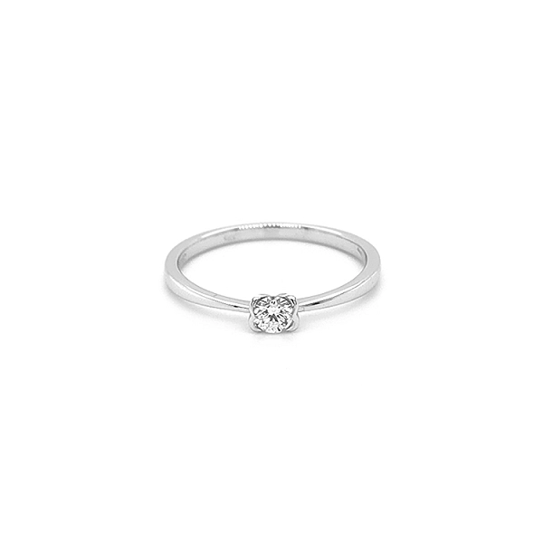 Gold Verlobungsprtsen mit Diamant
