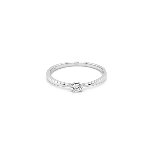 Gold Verlobungsring mit Diamant