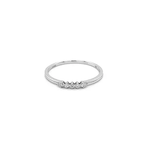 Goldring mit Diamanten