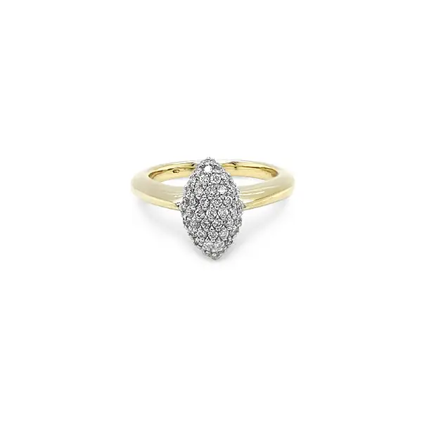 Goldring mit Diamanten