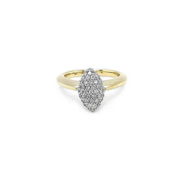 Goldring mit Diamanten