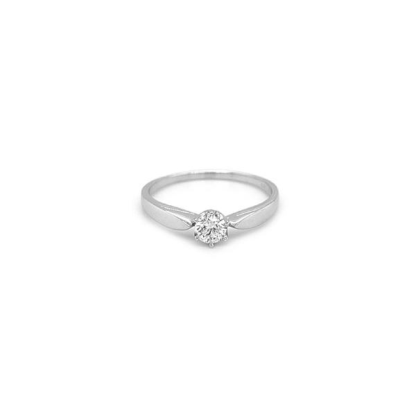 Gold Verlobungsring mit Diamant