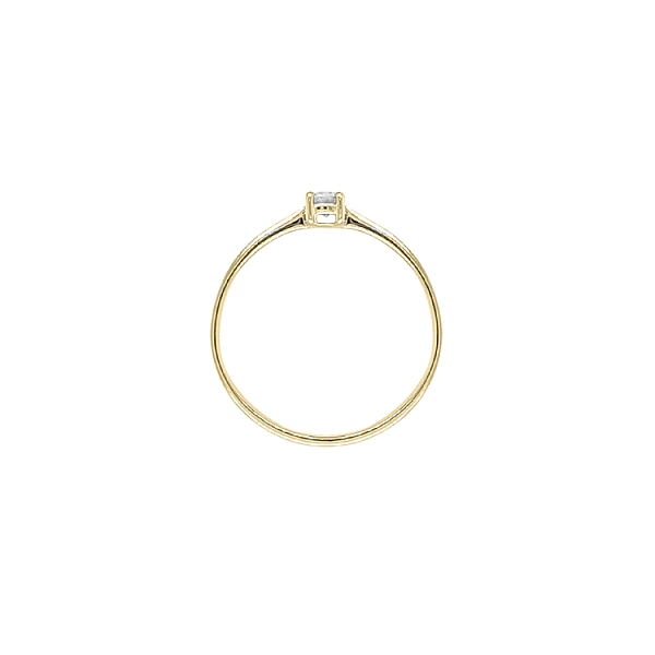 Gold Verlobungsring mit Diamant