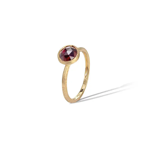 Gold Marco Bicego Lunaria Ring mit Granat