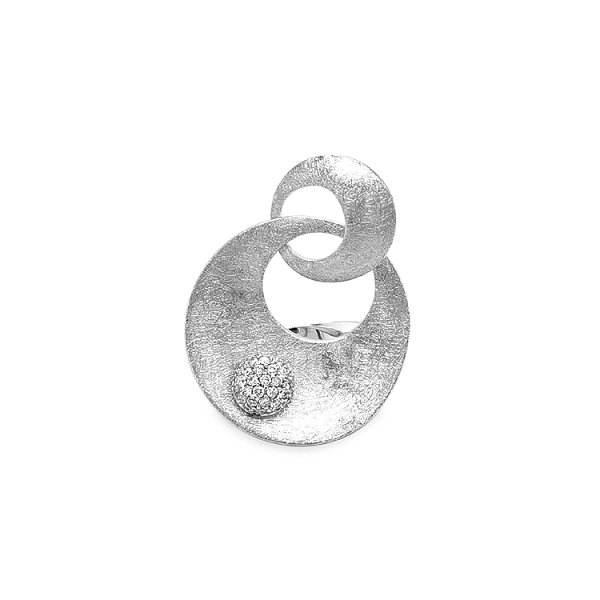 Goldring mit Diamanten