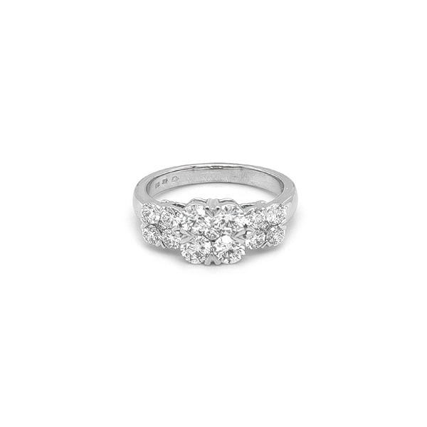 Goldring mit Diamanten