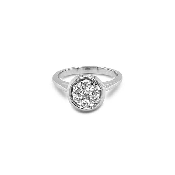 Goldring mit Diamanten