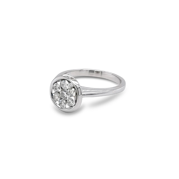 Goldring mit Diamanten