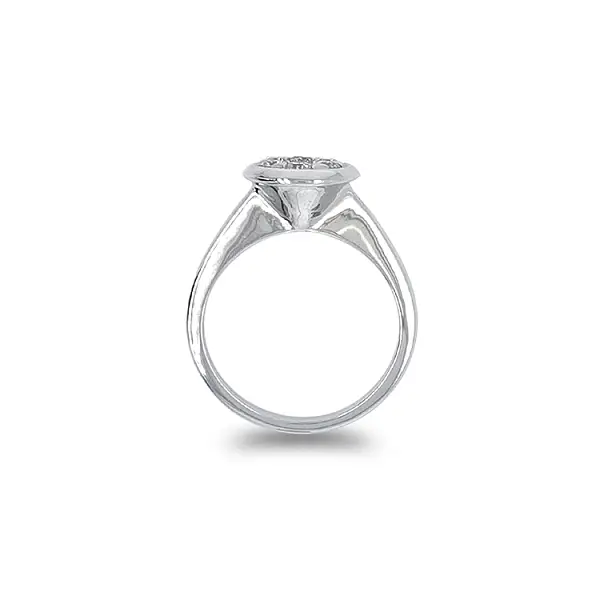 Goldring mit Diamanten