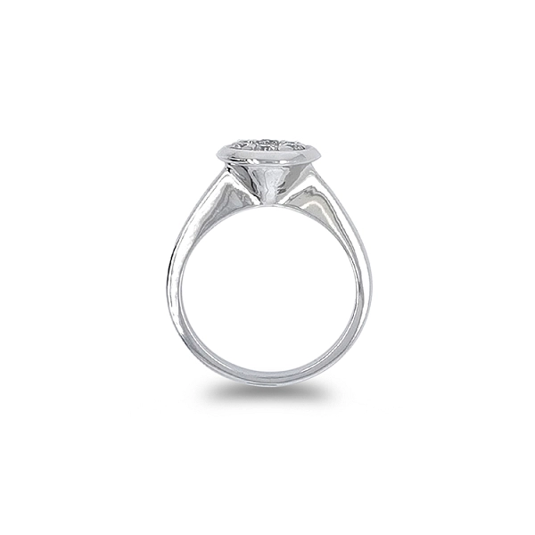 Goldring mit Diamanten