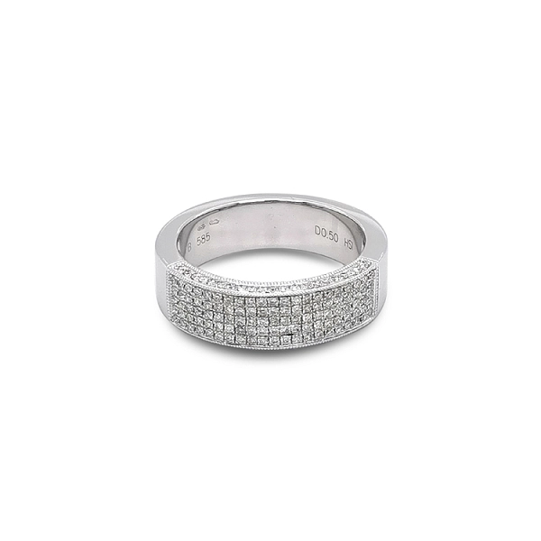 Goldring mit Diamanten