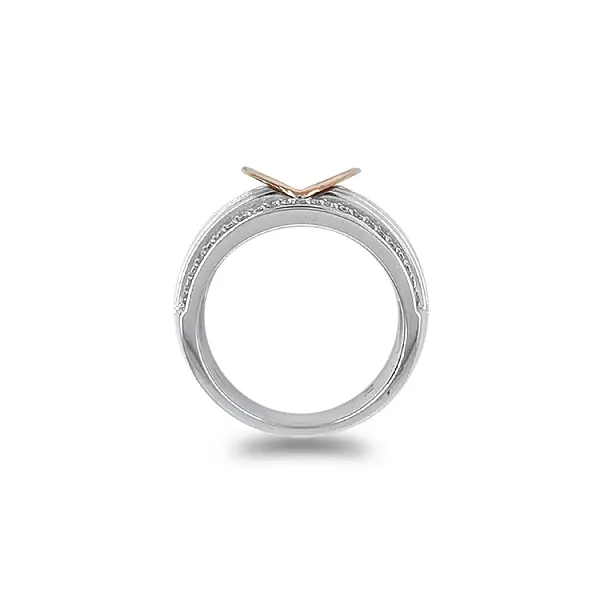 Goldring mit Diamanten