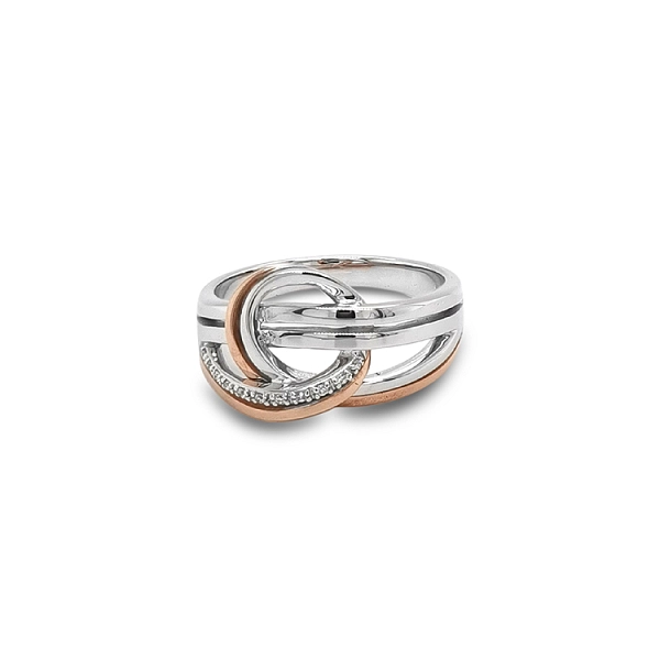 Goldring mit Diamanten