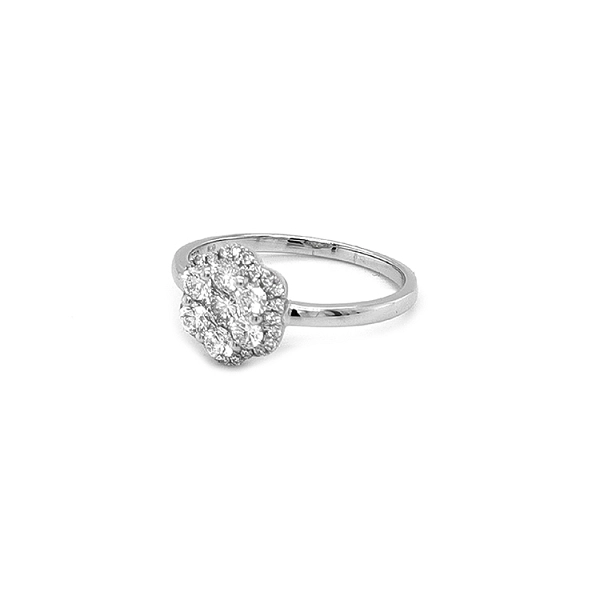 Goldring mit Diamanten