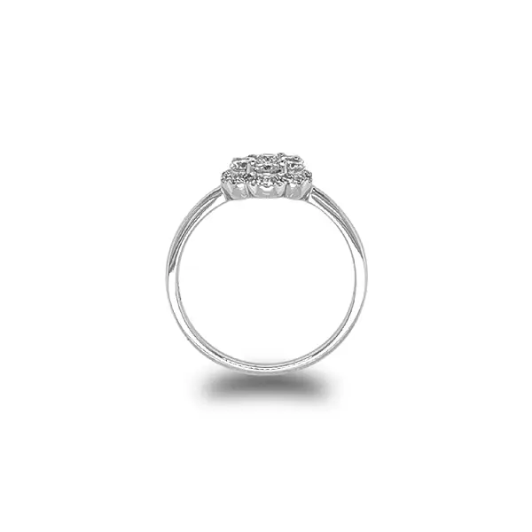 Goldring mit Diamanten