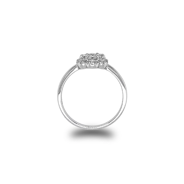 Goldring mit Diamanten