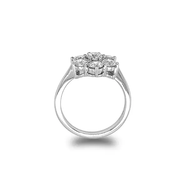 Goldring mit Diamanten