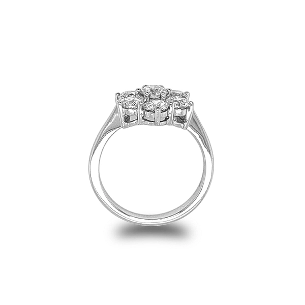 Goldring mit Diamanten