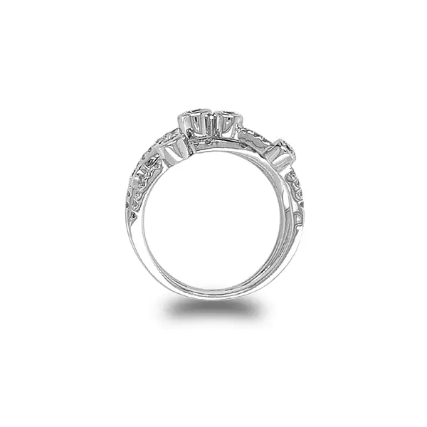 Goldring mit Diamanten