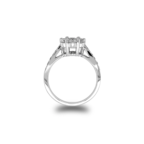 Goldring mit Diamanten