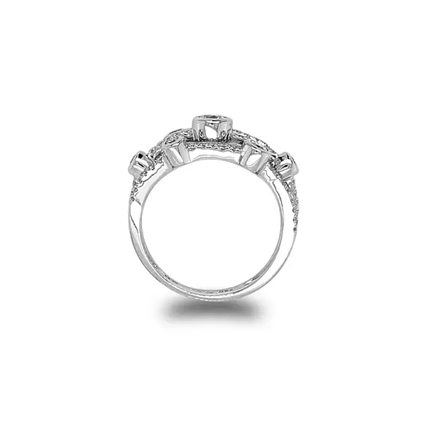 Goldring mit Diamanten