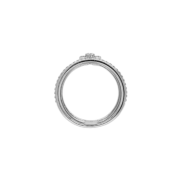 Goldring mit Diamanten