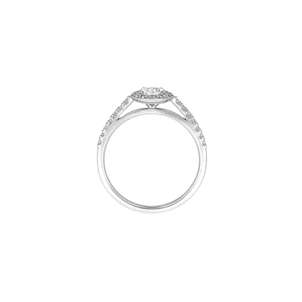 Verlobungsring aus Gold mit Diamanten