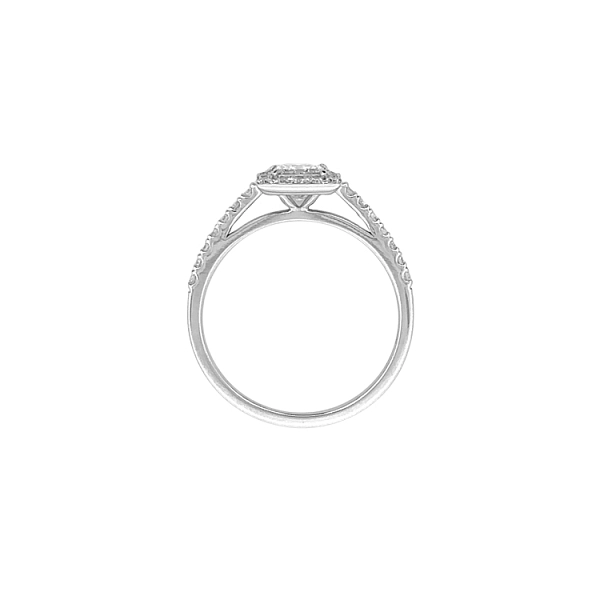 Verlobungsring aus Gold mit Diamanten