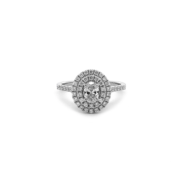 Goldring mit Diamanten
