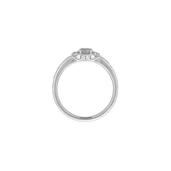 Verlobungsring aus Gold mit Diamanten