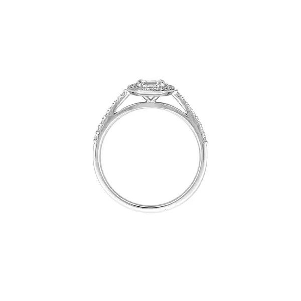 Verlobungsring aus Gold mit Diamanten