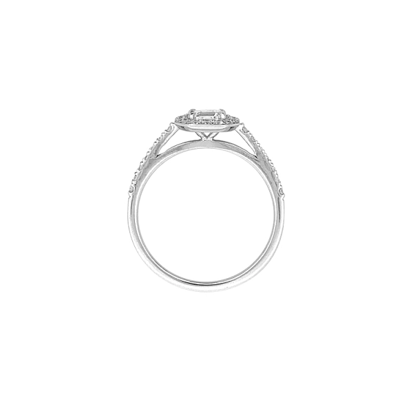 Verlobungsring aus Gold mit Diamanten