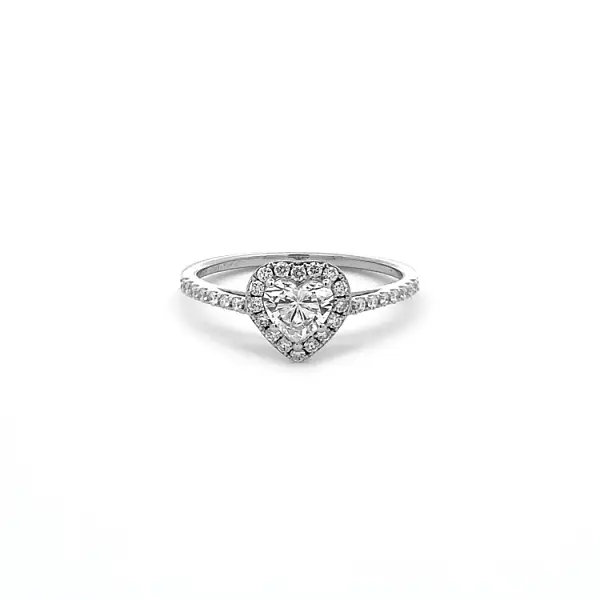 Gold-Ehering mit Diamanten