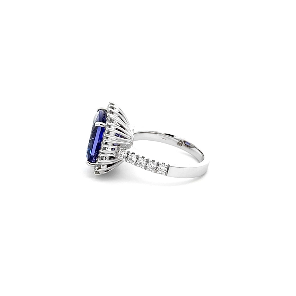 Diamantring mit Tansanit