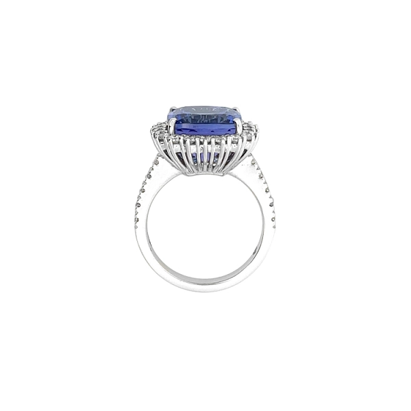 Diamantring mit Tansanit
