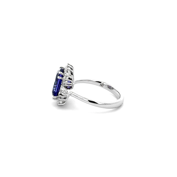 Diamantring mit Tansanit
